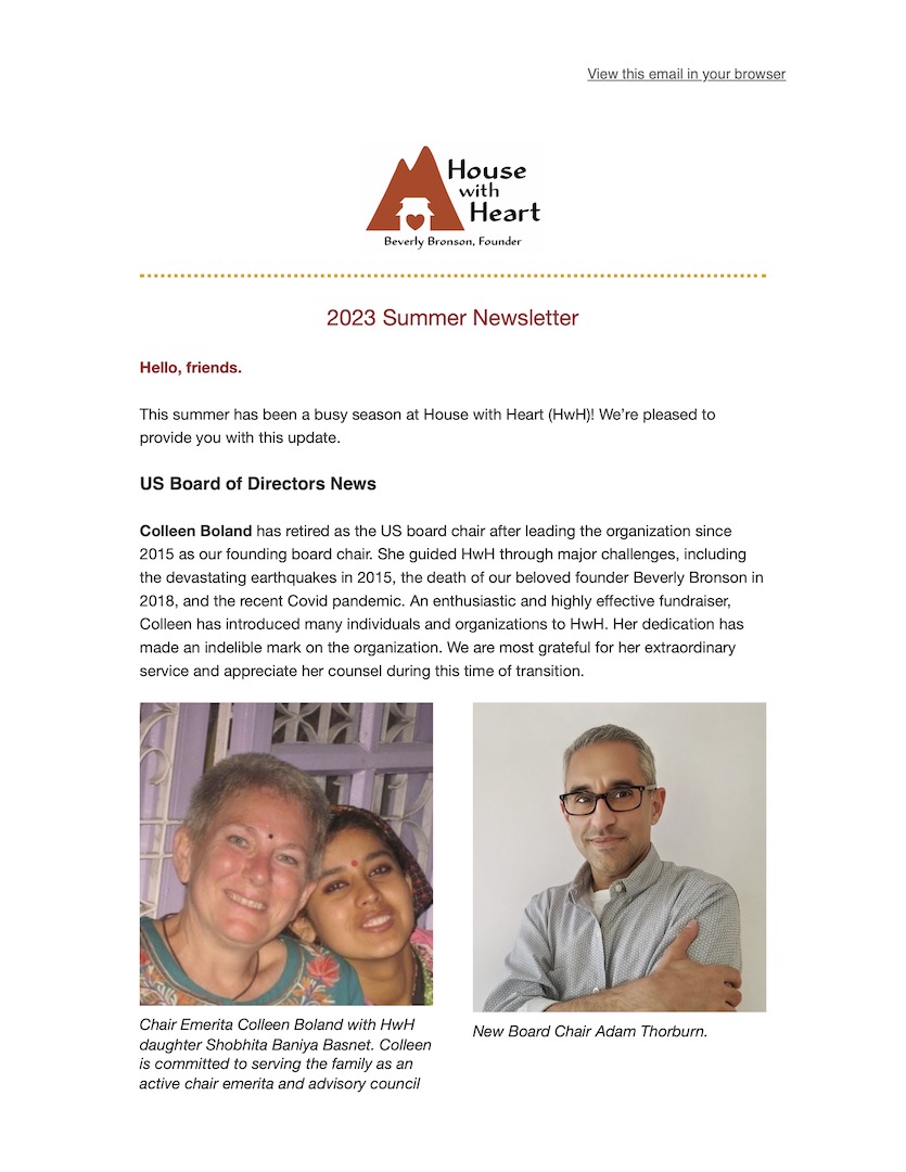 2023 Summer Newsletter