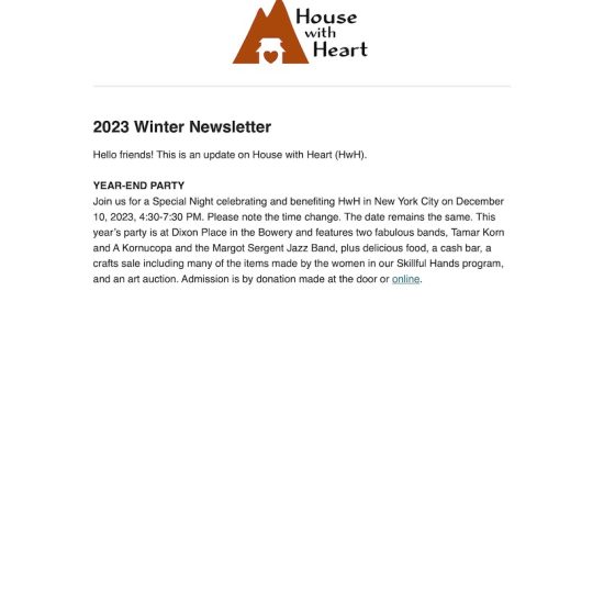 2023 Winter Newsletter