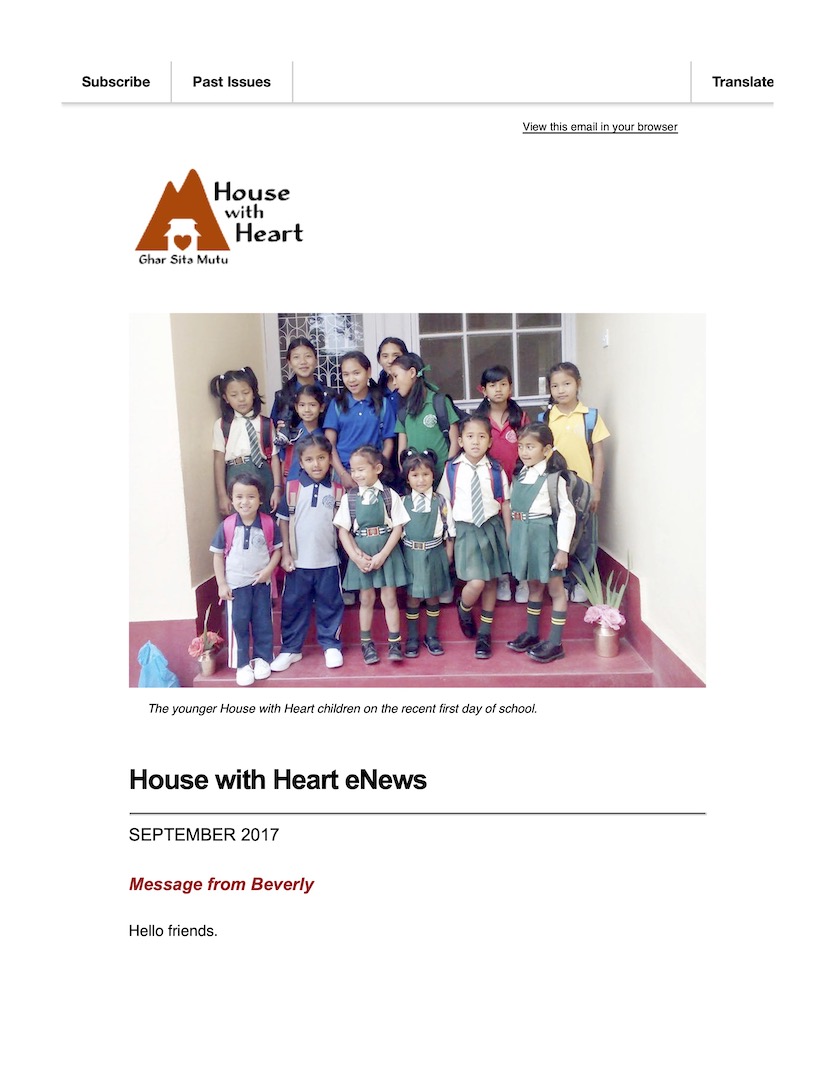 2017 September Newsletter