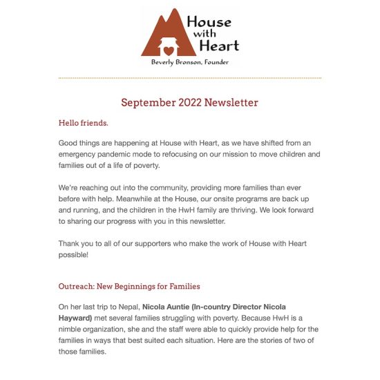 Latest September 2022 Newsletter