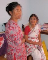 An older and younger woman