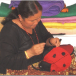 Woman participating in House with Heart vocational training