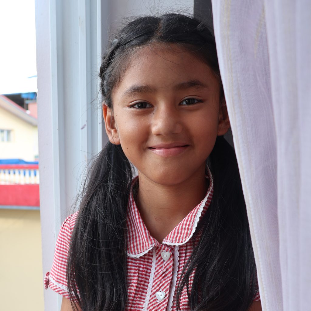 Pratima at the House with Heart family residence in Kathmandu